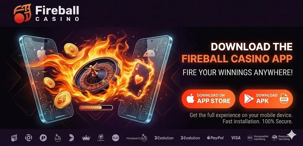 Fireball Casino App és APK letöltés