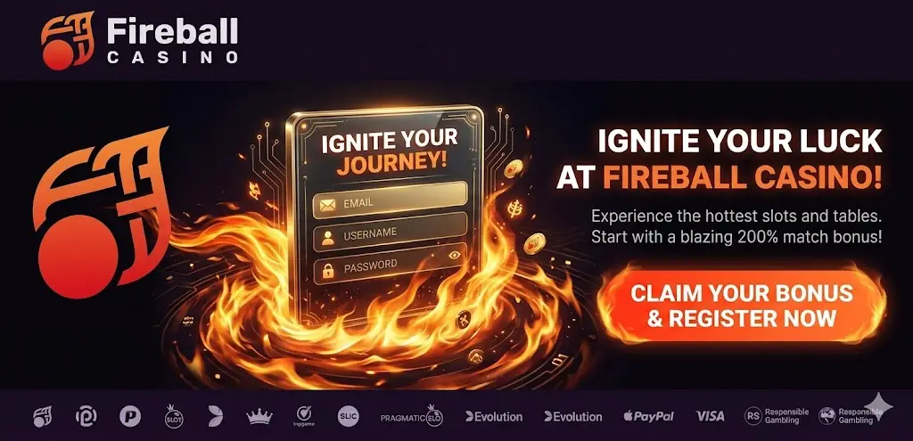 Fireball Casino regisztráció lépésről lépésre